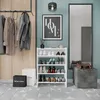 KOMTO Schuhregal Schmal - Schuhablage Flur mit 4 Ebenen Produktbild-Vorschau 2
