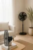 Opviq, Kumtel KTF-345, Standventilator, Schwarz,100% ABS, Produktbild-Vorschau 4