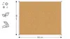 Bacheca in sughero (cornice in alluminio) 100x80 cm Anteprima dell’immagine prodotto 21
