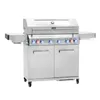 A stainless steel gas grill on a white background. Produktbild-Vorschau