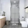 vidaXL Douchedeur, halfmat veiligheidsglas, 96x190 cm Productafbeelding-voorbeeld 2