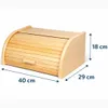 FORTENA Großer Brotkasten aus Buchenholz, Natur, 40 x 29 x Produktbild-Vorschau 3