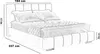 ADIDAR Modernes Polsterbett Eliza 160x200 cm - mit Produktbild-Vorschau 4
