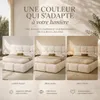 Lit double rembourré 160x200 cm avec sommier à lattes, tête Voir les images du produit 12