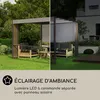 Blumfeldt Tonnelle de Jardin 3x3m en Metal avec Lattes en Voir les images du produit 4