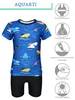 Aquarti Baby Jungen Bade-Set Zweiteiliger Kinder Badeanzug Produktbild-Vorschau 2