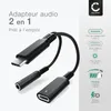 CELLONIC Adaptateur USB C jack écouteurs 3,5 mm Répartiteur Voir les images du produit 2