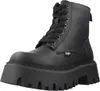 Buffalo Aspen Zip Schnürstiefel Schwarz Produktbild-Vorschau 5