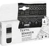Fixky na textil Black and White 4 ks - KREUL Náhľad obrázku produktu 3