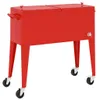 vidaXL Chariot réfrigéré à roulettes rouge 92x43x89 cm Voir les images du produit 1
