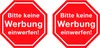 Hermann Schütz Aufkleber Bitte keine Werbung einwerfen Produktbild-Vorschau 1