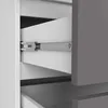 Kleiderschrank AKORD S90 Weiß 90 cm 2 Türen 2 Schubladen 4 Produktbild-Vorschau 5