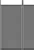 A close-up view of a gray room divider. Voir les images du produit