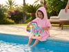 FEBE Badeponcho Kinder Schmetterling Muster Badetuch Mit Produktbild-Vorschau 6