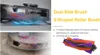 Collage of images and text describing features of a robot vacuum cleaner. Náhled obrázku produktu