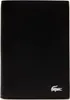 A black wallet with a silver Lacoste logo on the bottom right corner. Anteprima dell’immagine prodotto