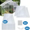 Jayseuw 14x polycarbonate alvéolaire 4mm, 10,25 m² plaque Voir les images du produit 10