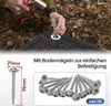 TolleTour Zeltteppich 250X250cm Vorzeltteppich Produktbild-Vorschau 3