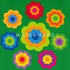 Spreadshirt 70er Jahre Hippie Flower Power Kostüm Blumen Produktbild-Vorschau 2