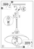 Diagram showing how to install a pendant light fixture. Produktbild-Vorschau