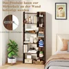 Regál na knihy, dřevěný stojící regál 163 cm, regál s 11 Náhled obrázku produktu 4
