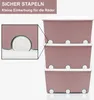 3 Aufbewahrungsboxen mit Deckel und Rollen 50L - Produktbild-Vorschau 3