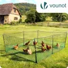 VOUNOT® Hühnerzaun & Hundezaun, 12m Mobiler Zaun,PE Produktbild-Vorschau 2