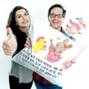 Mr. & Mrs. Panda Sofakissen Ostern Frühlingsgefühle - Weiß Produktbild-Vorschau 5