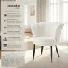 tectake® Sessel Stella dick gepolstert, mit Samtbezug oder Produktbild-Vorschau 2