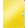 LEITZ Ordnungsmappe WOW DIN A4 PP 12 Fächer gelb-metallic Produktbild-Vorschau 1