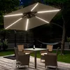 KINGSLEEVE® Ombrellone da Giardino Illuminazione con LED Anteprima dell’immagine prodotto 2