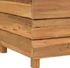 vidaXL Zvýšená posteľ 100x40x55 cm Teakové drevo a oceľ Náhľad obrázku produktu 6