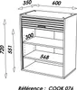 SIMMOB Küchenschrank Schrank Oberschrank Hängeschrank mit Produktbild-Vorschau 7