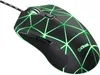A gaming mouse with a geometric green pattern. Produktbild-Vorschau