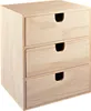 Holz Komödchen 21,5x14,5x16 cm mit 3 Schubladen Produktbild-Vorschau 1