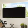 vidaXL Výsuvná bočná markíza, 117 × 514 cm, čierna Náhľad obrázku produktu 3