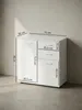 Technische Skizze der weißen Flurkommode mit exakten Bemaßungen von 71x78x35,5 cm sowie detaillierten Schubladen-Innenmaßen._#sku_BARWL5.287# Produktbild-Vorschau