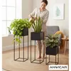 Anwicar Blumenständer Metall Schwarz Höhe 100 cm Produktbild-Vorschau 4