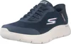 A single blue Skechers GO WALK FLEX sneaker is shown from the side against a white background. Voir les images du produit