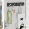 Nástěnný věšák ASKSA s 5 výsuvnými háčky na bundy kabáty Náhled obrázku produktu 3