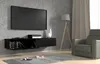 Hängender TV Schrank BINGO 180 cm SCHWARZ MATT Lowboard TV Produktbild-Vorschau 5