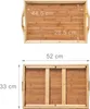 relaxdays Betttablett Bambus lackiert klappbar Produktbild-Vorschau 4