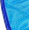 Close-up of a blue bubble wrap-like material with a blue border. Produktbild-Vorschau