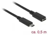 DeLOCK 85532, 0,5 m, USB C, USB C, USB 3.2 Gen 1 (3.1 Gen Produktbild-Vorschau 4