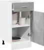 vidaXL Armoire basse à tiroirs Lyon gris béton 40x46x81,5 Voir les images du produit 2