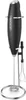 A black electric frother and mixer on a silver stand. Produktbild-Vorschau