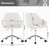 WOLTU Bürohocker Homeoffice Stuhl, Schminkstuhl, Produktbild-Vorschau 3