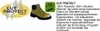 A boot with accompanying marketing text and icons. Produktbild-Vorschau