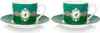 PIP STUDIO Love Birds Medallion Emerald-Green Tasse mit Produktbild-Vorschau 2