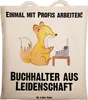 Mr. & Mrs. Panda Tote Bag Buchhalter Leidenschaft - Produktbild-Vorschau 1